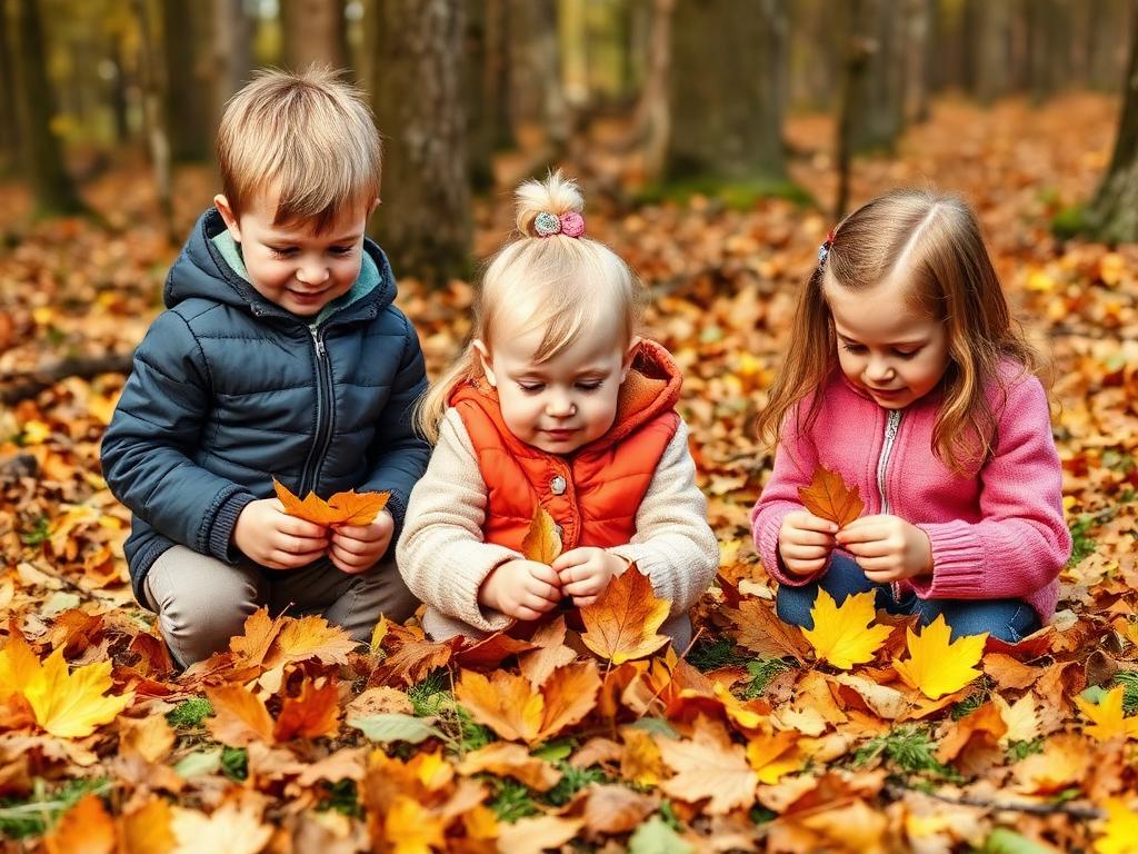Children exploring nature outdoors in London parks