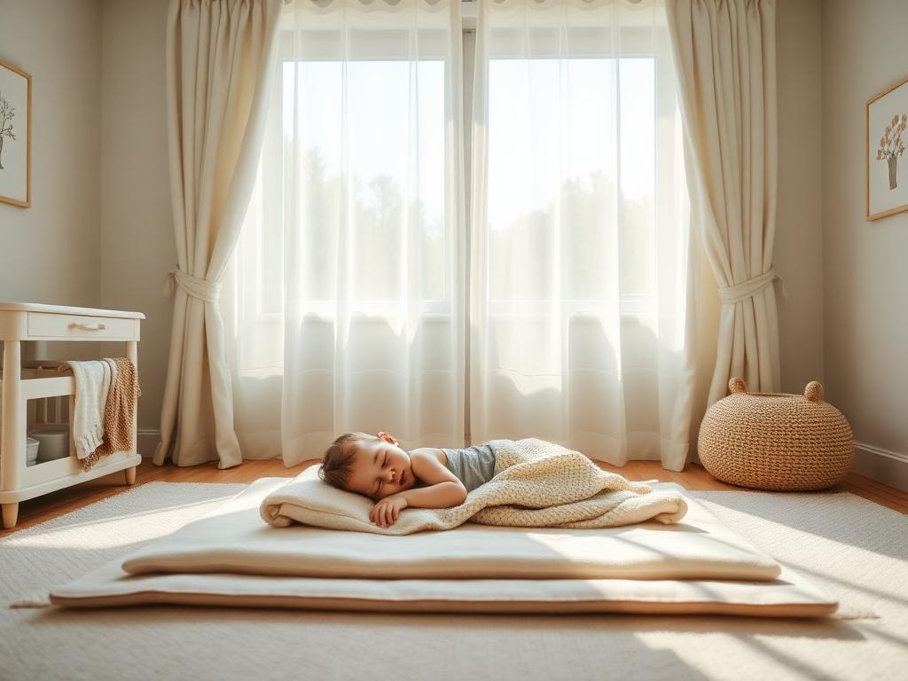 Peaceful rest time at nursery